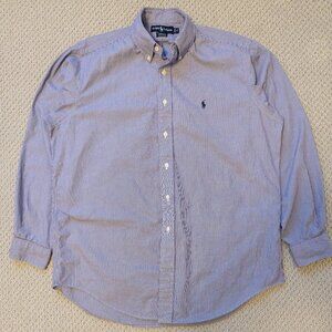 Vtg Ralph Lauren Yarmouth Button Down Shirt 16 34/35